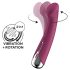 Satisfyer Spinning G-Spot 1 - pöörlev G-punkti vibraator (punane)