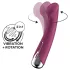 Satisfyer Spinning G-Spot 1 - G-punkti vibraator pöörleva otsaga - punane