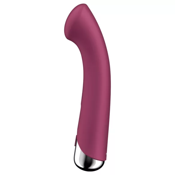 Satisfyer Spinning G-Spot 1 - G-punkti vibraator pöörleva otsaga - punane