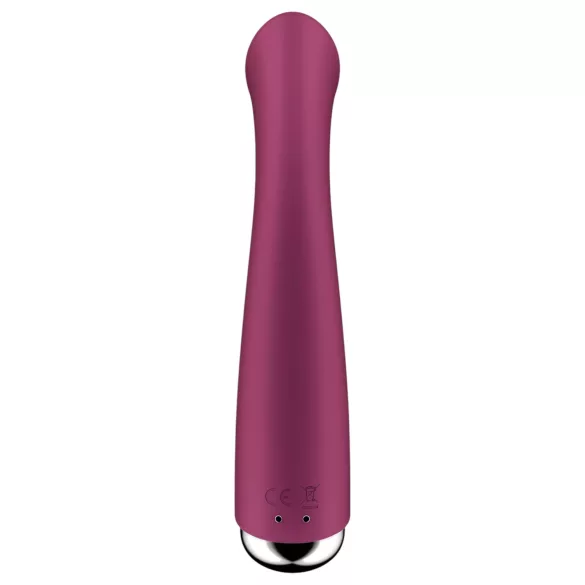 Satisfyer Spinning G-Spot 1 - G-punkti vibraator pöörleva otsaga - punane