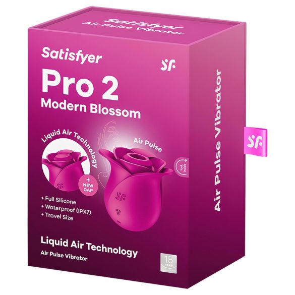 Satisfyer Pro 2 Modern Blossom - kliitoristimulaator õhulainetega - roosa