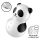 Satisfyer Pocket Panda - Õhkstimulaator naistele (must)