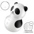 Satisfyer Pocket Panda - Õhkstimulaator naistele (must)