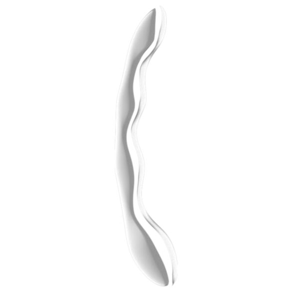 Satisfyer Cosmic Crest 2 - laineline terasdildo (hõbedane)