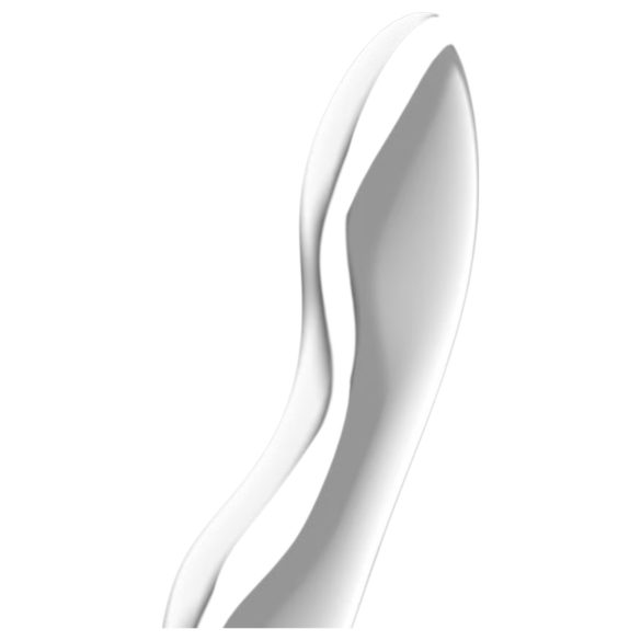 Satisfyer Cosmic Crest 2 - laineline terasdildo (hõbedane)