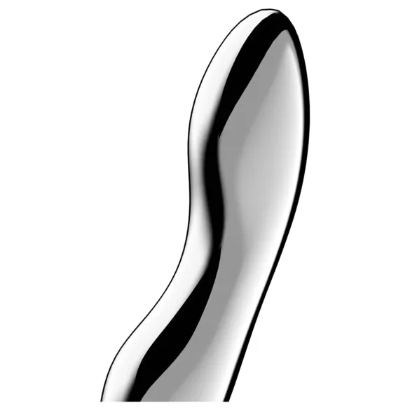 Satisfyer Cosmic Crest 2 - terasest dildo - laineline - hõbedane