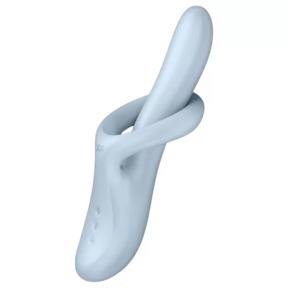 Satisfyer Heat Flex 4 - soojenev kliitorivibraator käeosaga - hõbedane