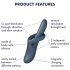 Satisfyer Heat Flex 4 - soojendusega kliitorivibraator (hall)