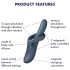 Satisfyer Heat Flex 4 - soojendusega kliitorivibraator käega - hall