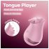 Satisfyer Tongue Player - keelekujuline kliitorivibraator - roosa