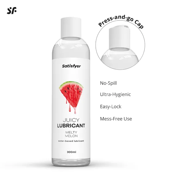 Satisfyer - maitsestatud libesti - arbuus - 300 ml