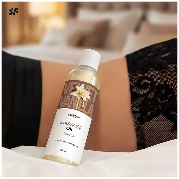 Satisfyer - massaažiõli - vanilje - 250ml