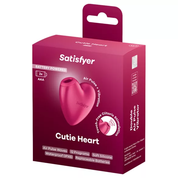 Satisfyer Cutie Heart - kliitoristimulaator õhulainetega - roosa