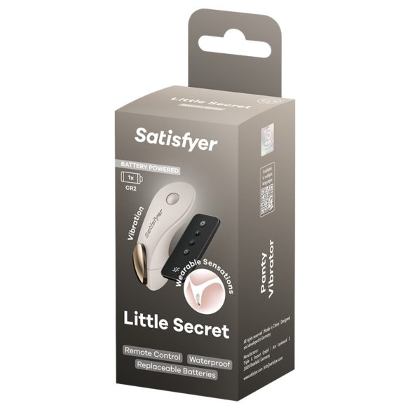 Satisfyer Little Secret - aluspesu vibraator - valge
