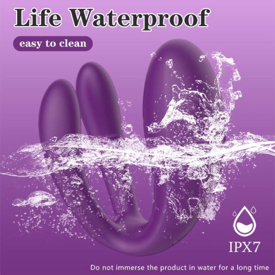 Mrow - battery-powered, waterproof 3-motor humidifier (purple)