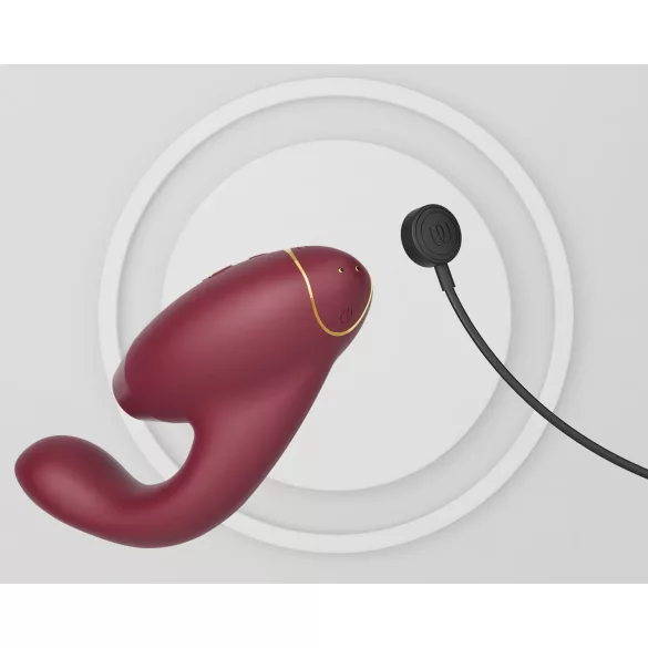Womanizer Duo 2 - G-punkti ja kliitori stimulaator - punane