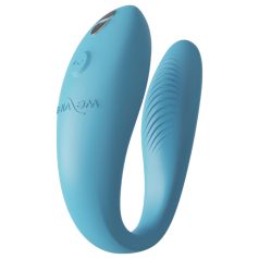   We-Vibe Sync Go - paaridele vibraator - juhtmevaba, laetav - türkiissinine