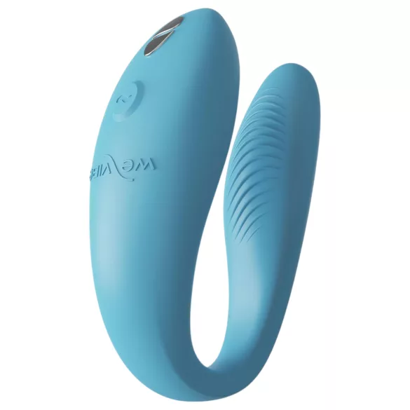 We-Vibe Sync Go - paaridele vibraator - juhtmevaba, laetav - türkiissinine