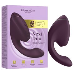   Womanizer Next Duo - G-punkt vibraator ja kliitoristimulaator - lilla