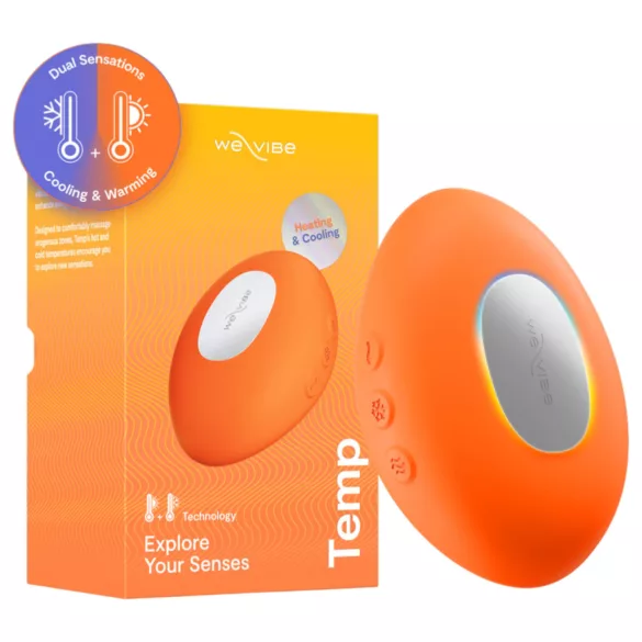 We-Vibe Temp - jahutav-soojendav kliitorivibraator (oranž)