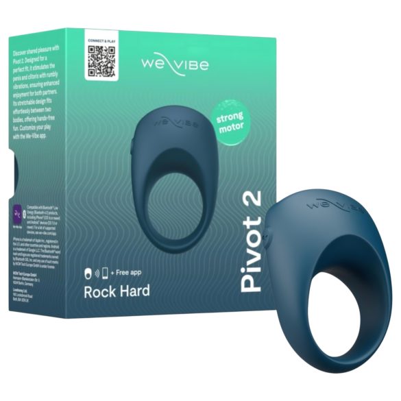 We-Vibe Pivot 2 - vibraatoriga erektsioonirõngas - sinine