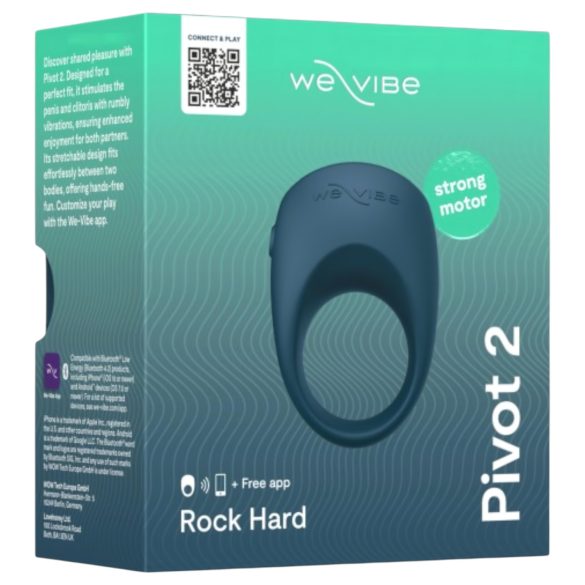 We-Vibe Pivot 2 - vibraatoriga erektsioonirõngas - sinine