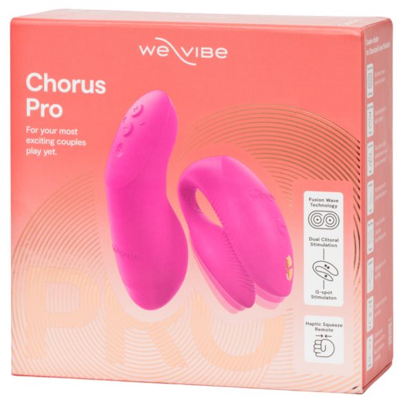 We-Vibe Chorus Pro - nutikas kaugjuhtimispuldi paarvibraator (roosa)