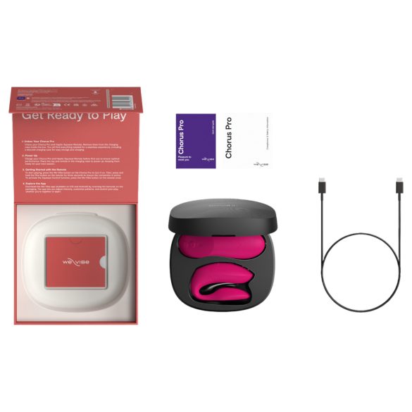 We-Vibe Chorus Pro - nutikas kaugjuhtimispuldi paarvibraator (roosa)