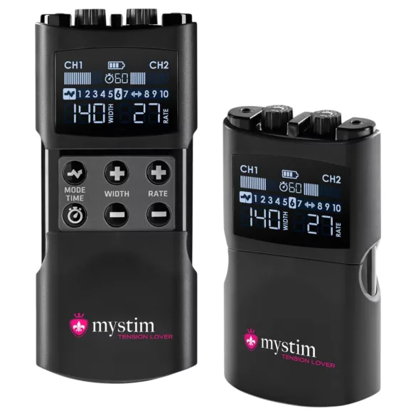 mystim Tension Lover 2 - elektrostimulatsiooni komplekt - digitaalne - must