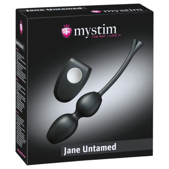 Mystim Jane Untamed - vibreerivad geishakuulid duo - must