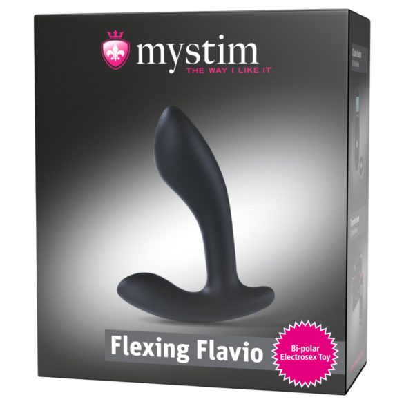 Mystim Flexing Flavio - elektro prostatas vibraator - must