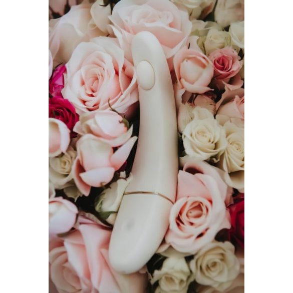 OhMyG - laetav, pulseeriv G-punkti vibraator (valge)