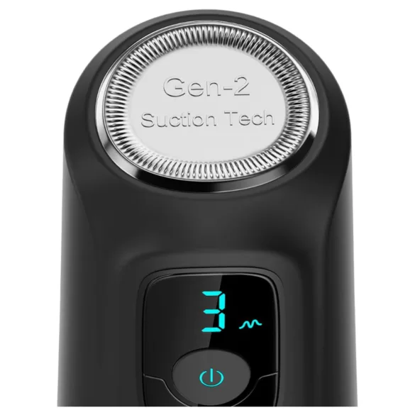 OTOUCH Airturn 4 - imemise ja vibratsiooniga automaatne masturbator (must)