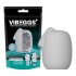 VIBEGGS Naughty Nubs - vibreeriv muna masturbaator (valge)