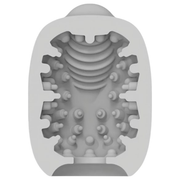 VIBEGGS - vibreeriv munamasturbaator - nubsid - valge