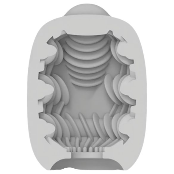 VIBEGGS Ribs Delight - vibreeriv munamasturbaator - valge