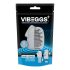 VIBEGGS Candy Curves - vibratsioonimuna masturbaator (valge)