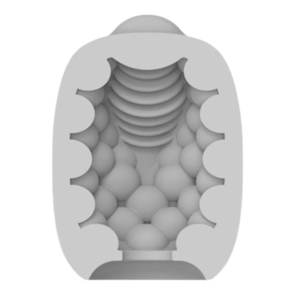 VIBEGGS Blow Misty - vibro munand masturbator - valge