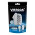 VIBEGGS Blow Misty - vibreeriv muna masturbaator (valge)