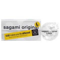Sagami Original 0.02 L - kondoomid - 58mm - 6 tk