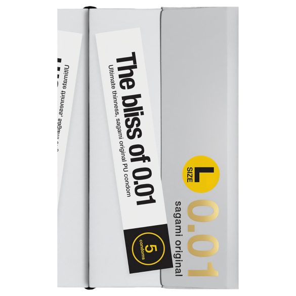 Sagami Original 0,01 L - kondoomid - 58mm - 5 tk