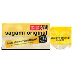 Sagami Original 0,02 XL - kondoomid - 61mm - 12 tk
