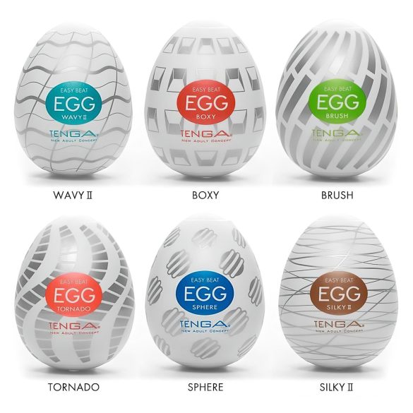 TENGA Egg - masturbaatori munade komplekt - 6 tk