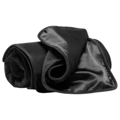 Liberator Fascinator Throw - mikrokiud sekstekk - must