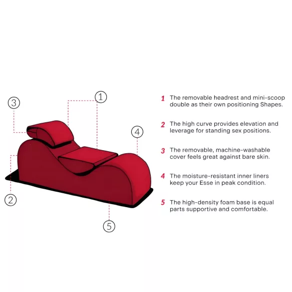 Liberator Esse Lounger - tantra tugitool - must