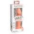 Dillio Suur Kangelane - kleepuv silikoondildo (17cm) - oranž