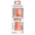 Dillio Suur Kangelane - kleepuv silikoondildo (17cm) - oranž