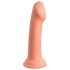 Dillio Suur Kangelane - kleepuv silikoondildo (17cm) - oranž