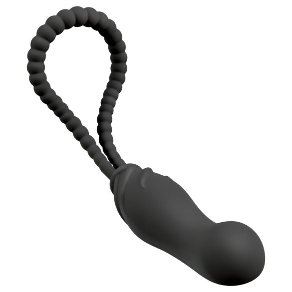 Black Velvets Perfect Fit - strap-on dildo - musta