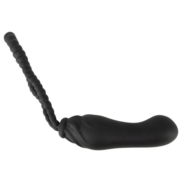 Black Velvets Perfect Fit - strap-on dildo - musta